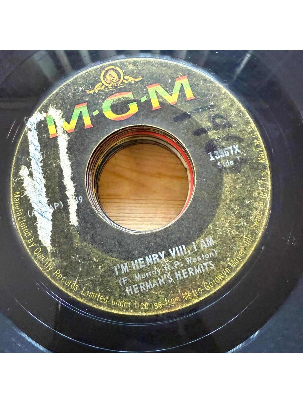 Herma's Hermit's - The End Of The World Vintage 45rpm GOOD R51